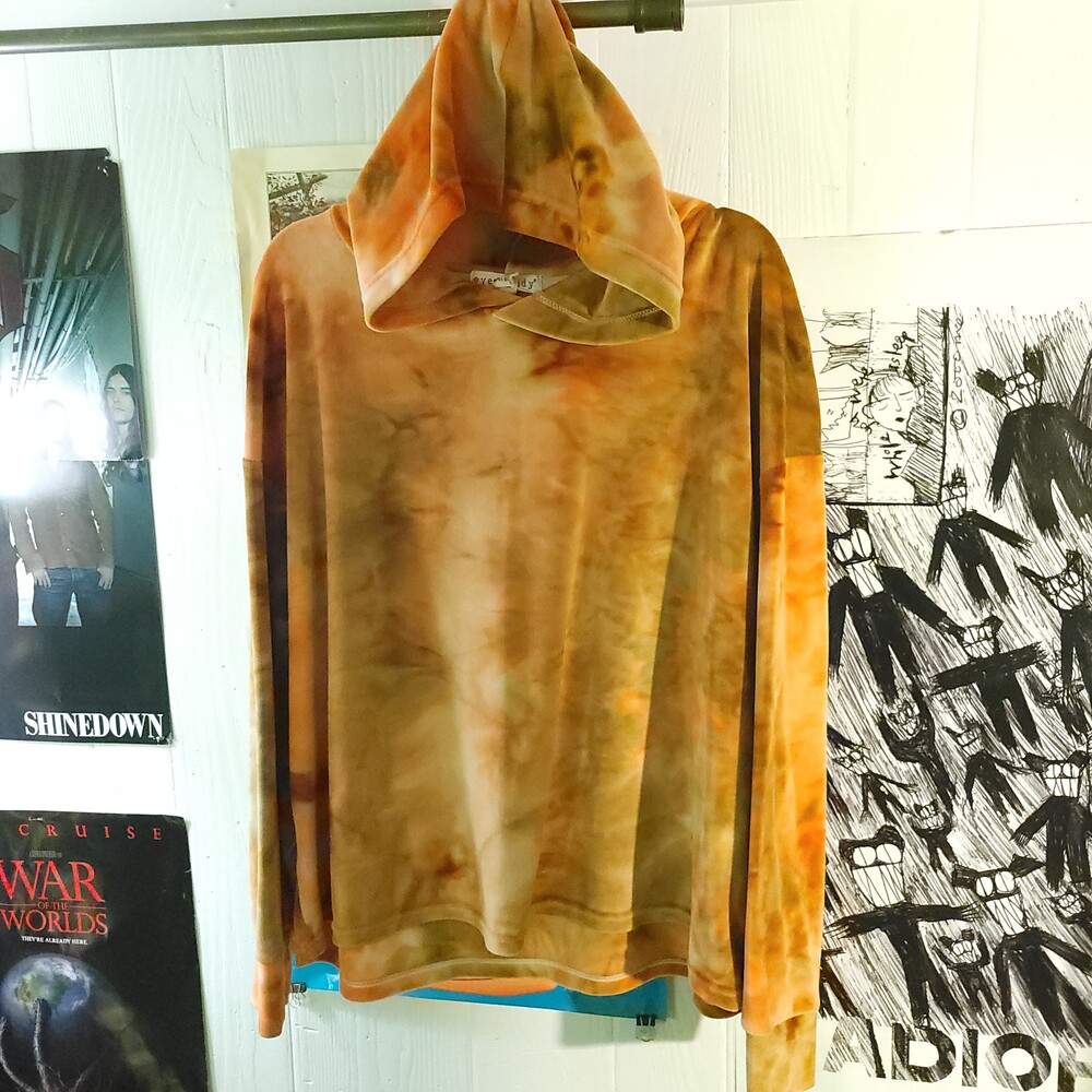 Eye Candy 3X Tie-Dye Hoodie Relaxed Fit Top